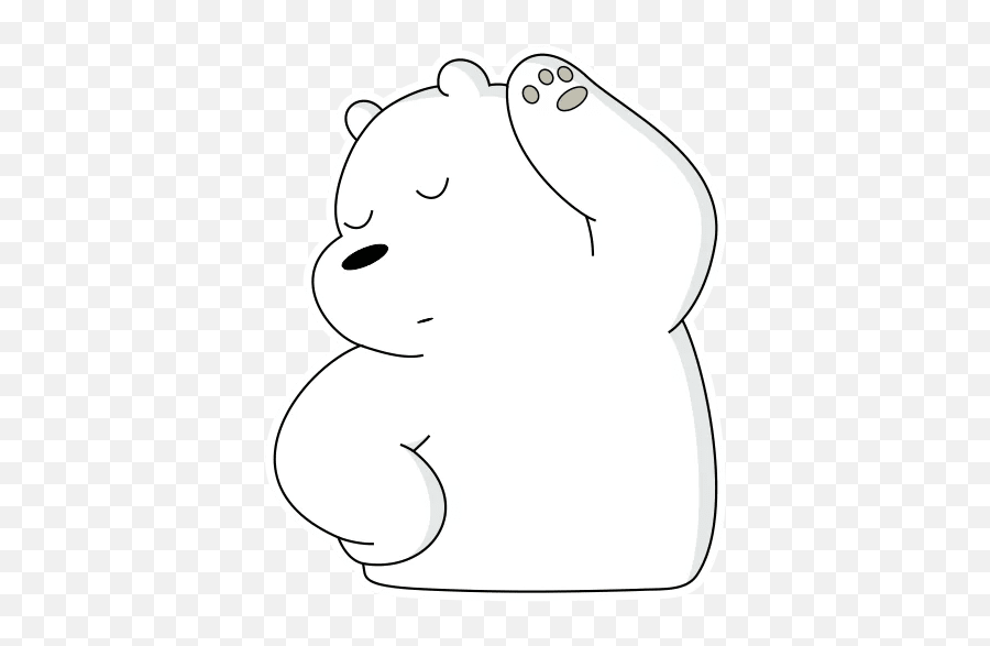 Sticker Maker - We Bare Bears Ice Bear Stickers Png,Ice Bear Png