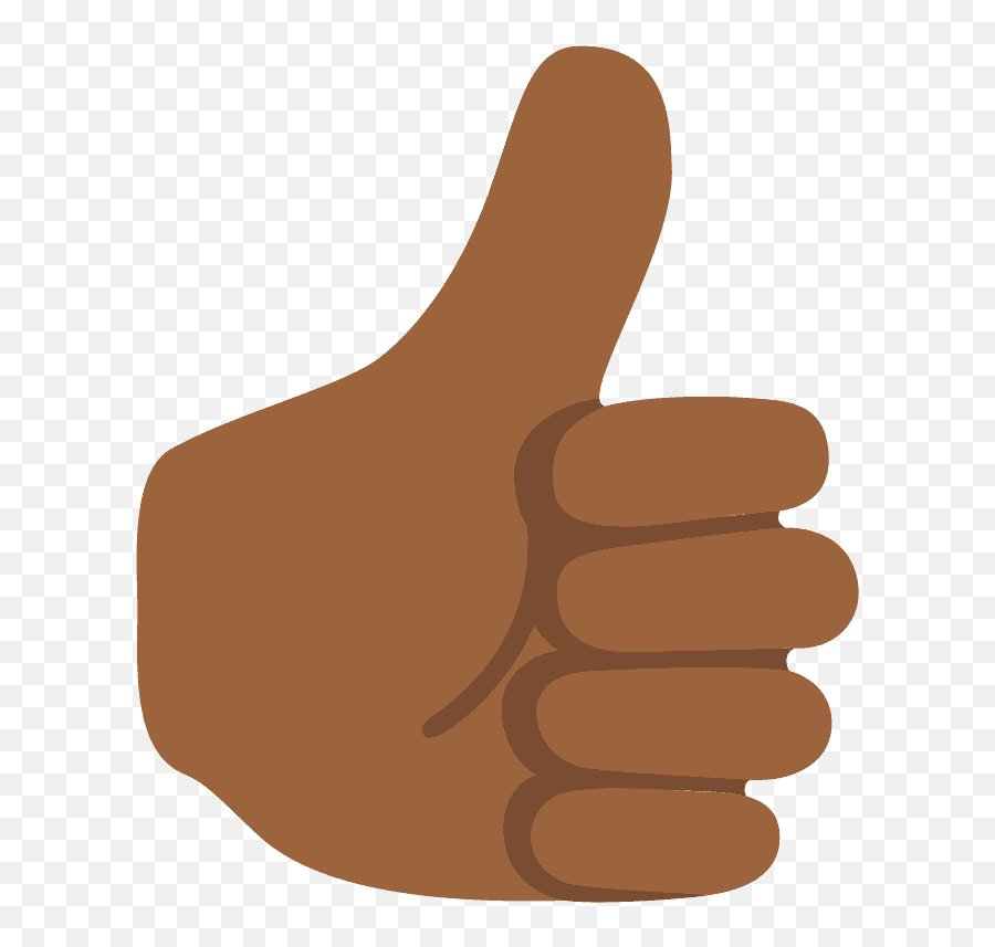 Download Thumbs Up Emoji Clipart - Brown Thumbs Up Png,Thumbs Down Emoji Png
