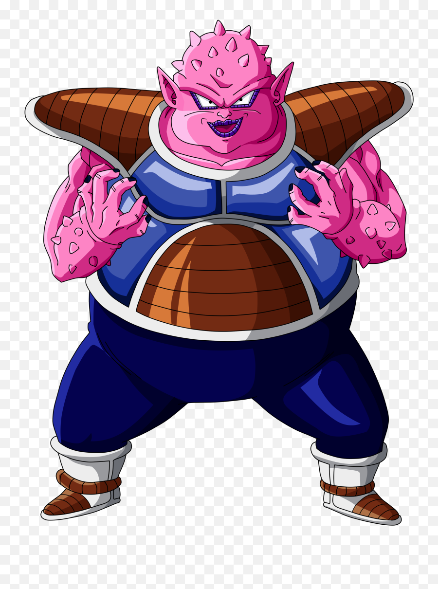 Dodoria - Ugly Dragon Ball Z Characters Png,Anime Mouth Png - free  transparent png images 