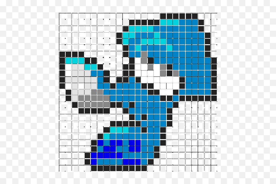 All Colours Used Were Sampled From The - Inkling Splatoon Pixel Art Grid Png,Splatoon Squid Logo