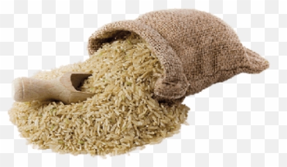 Bag With Spilled Rice And Scoop - Transparent Sack Of Rice Png,Rice Hat Png