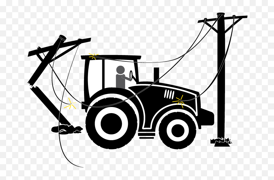 Farm Safety - Equipment And Power Lines Png,Power Lines Png