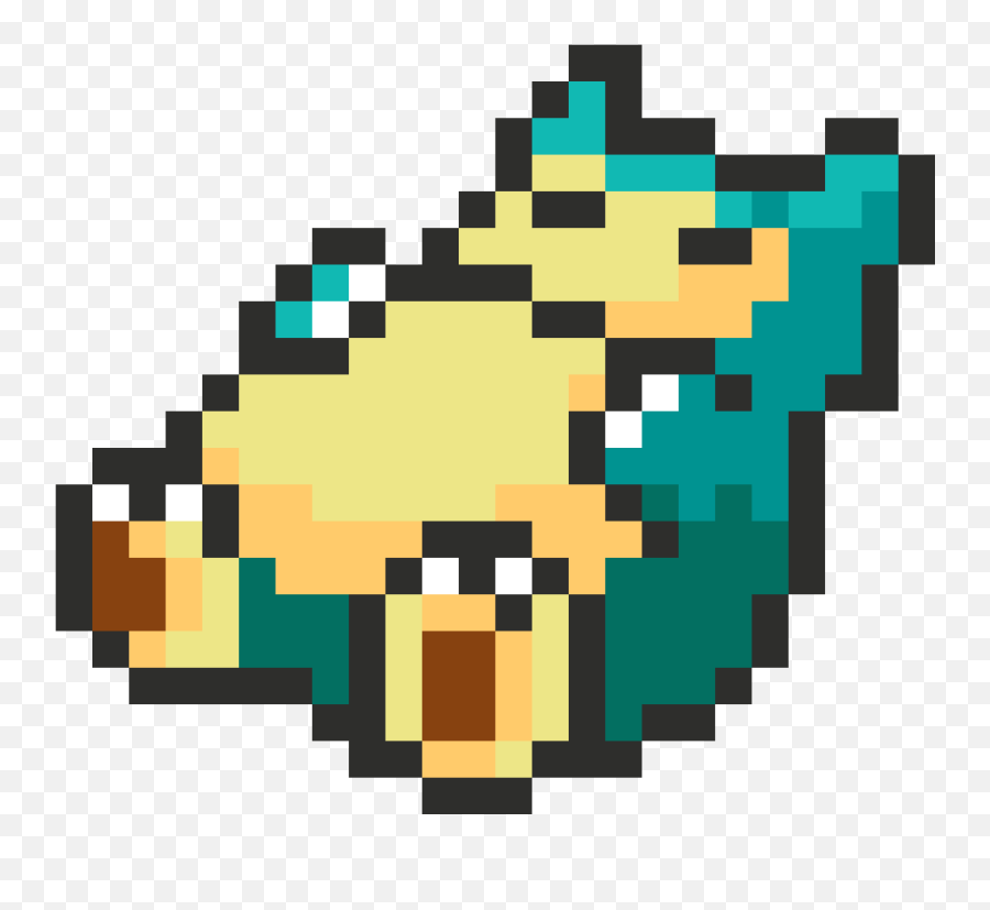 Pixilart - Pixel Art Pokemon Snorlax Png,Snorlax Transparent