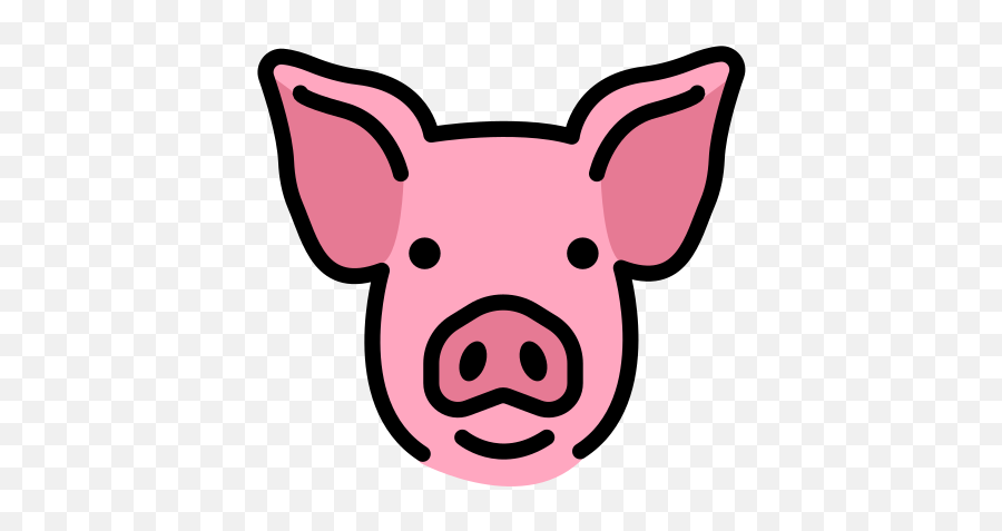 Pig Face Emoji - Pig Face Png,Pig Emoji Png
