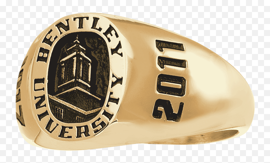 Petite Antique Signet Ring - Solid Png,Bentley University Logo