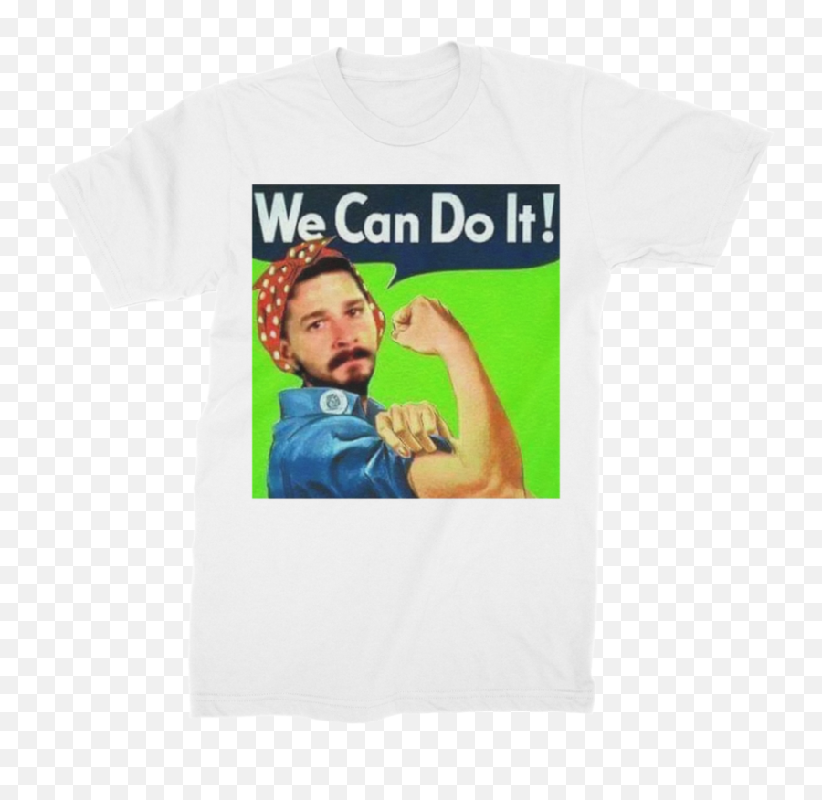 Download We Can Do It Meme Premium Jersey Menu0027s T - Shirt We Can Do The Png,Rosie The Riveter Png