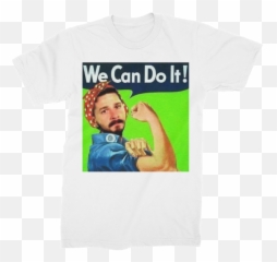 Download We Can Do It Meme Premium Jersey Menu0027s T - Shirt We Can Do The Png,Rosie The Riveter Png
