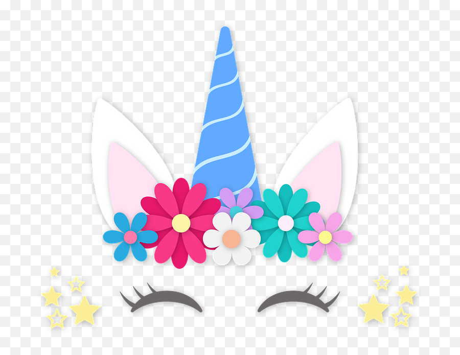Unicorn Horse Crown - Free Vector Graphic On Pixabay Flores Para Unicornio Png,Crown Doodle Png