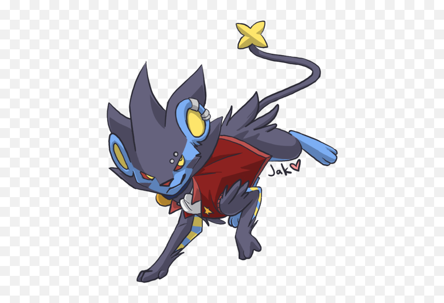 Pokeddex Day 13 Electric Type Luxray U2014 Weasyl - Fictional Character Png,Luxray Png
