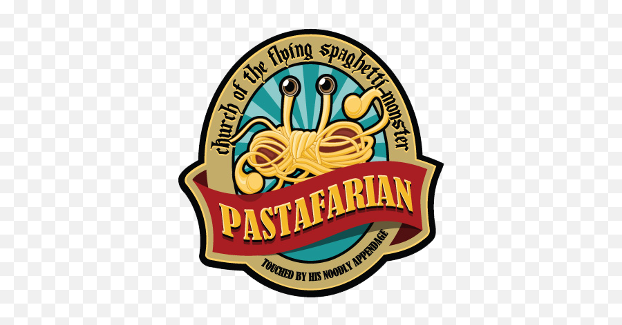 Church Of The Flying Spaghetti Monster - Pastafarian Logo Png,Flying Spaghetti Monster Icon