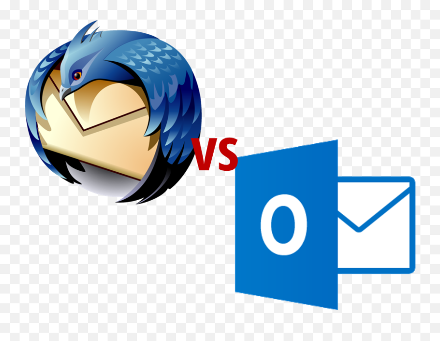Outlook Vs - Microsoft Outlook I Mozilla Thunderbird Png,Firefox Mail Icon