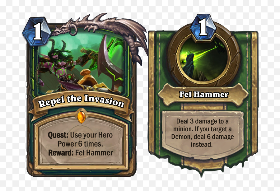 Demon Hunter Quest For Weekly Contest Customhearthstone - Hearthstone Corrupt The Waters Png,Wow Demon Hunter Class Icon