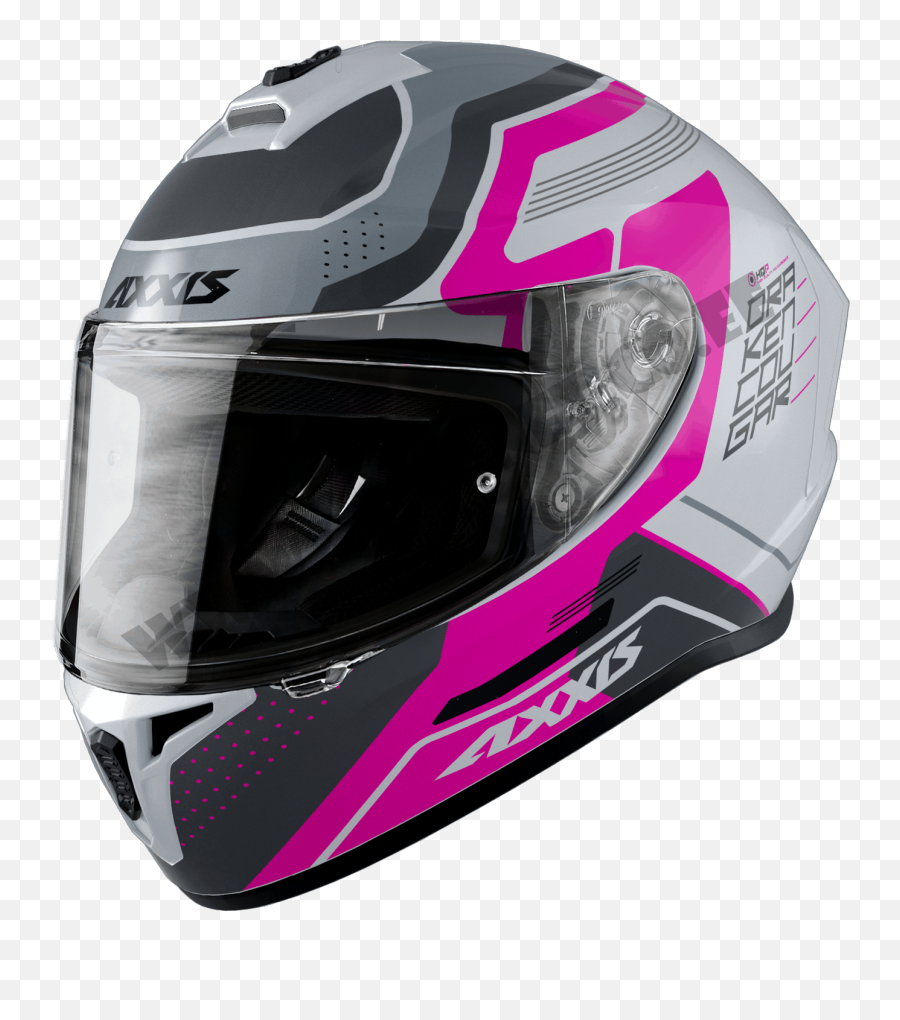 Full Face Helmet Axxis Draken Abs - Axxis Helmet Png,Pink And White Icon Helmet