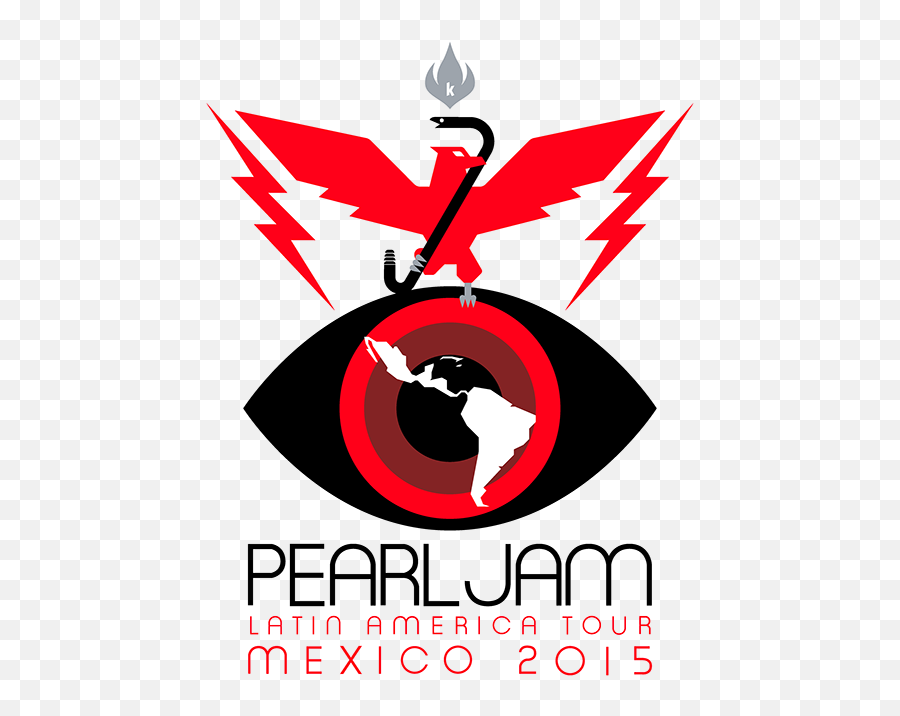 Latin America Tour 2015 - Pearl Jam Logo Mexico Png,Pearl Jam Logo
