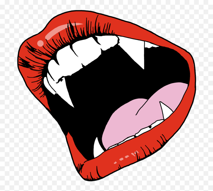Vampire Teeth Clipart - Vampire Teeth Drawing Easy Png,Vampire Teeth Png