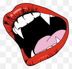 Vampire Teeth Clipart - Vampire Teeth Drawing Easy Png,Vampire Teeth Png