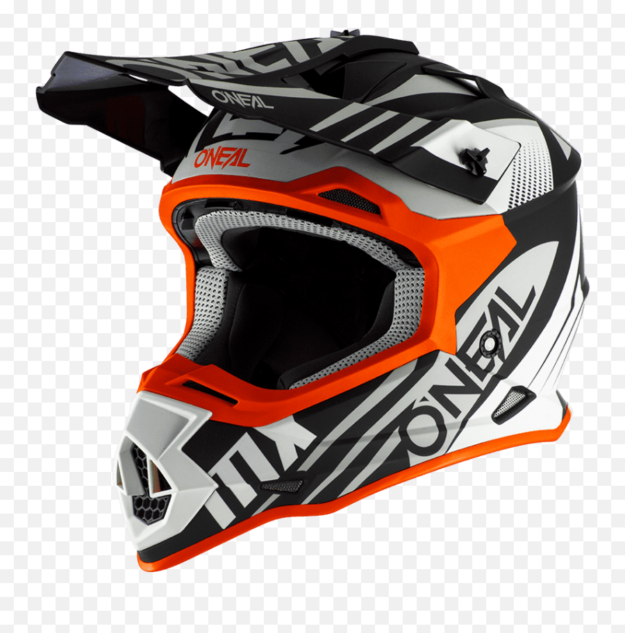 2srs Helmet Spyde 20 Blackwhiteorange - Oneal 2 Series Helmet Png,Icon Speedmetal Helmet