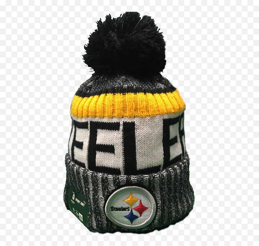 Pittsburgh Steelers Nfl 17 Sideline Pom Toque - Knit Cap Png,Steelers Png