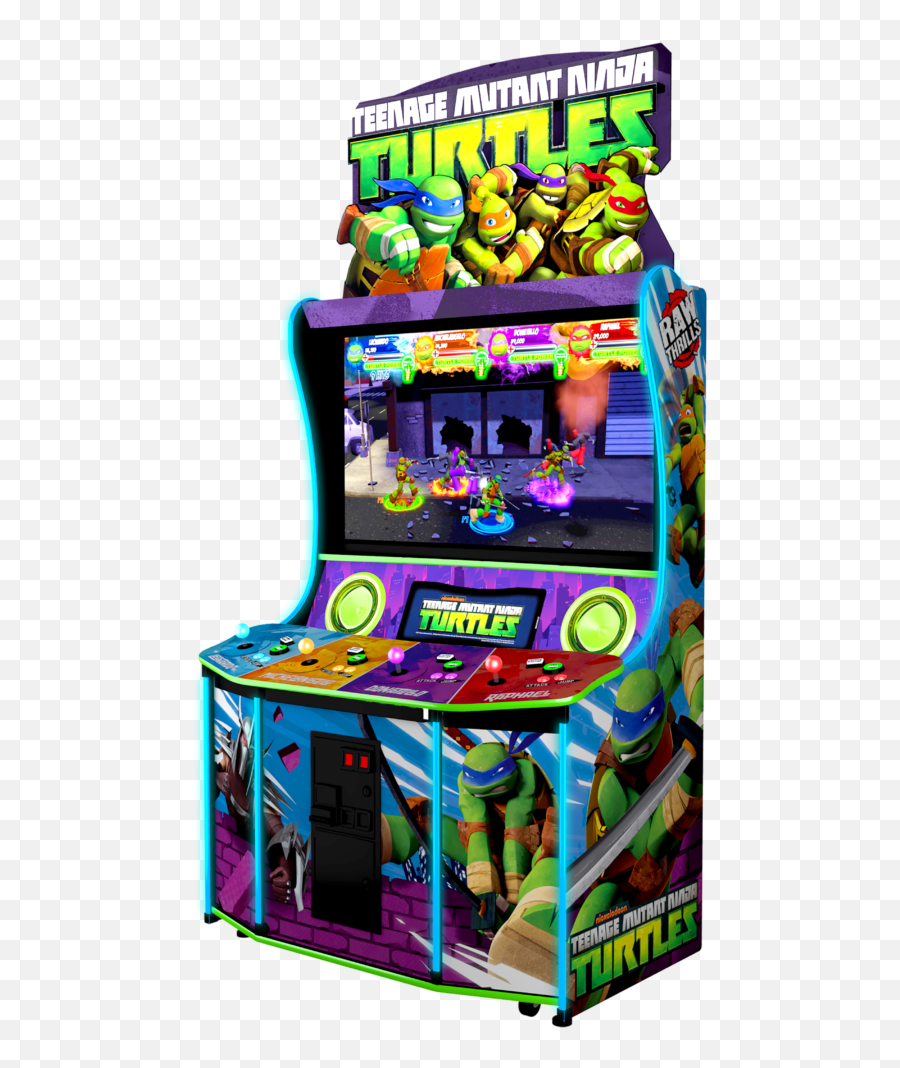 Tmnt U2013 Raw Thrills Inc - Slither Io Raw Thrills Png,Ninja Turtle Logo