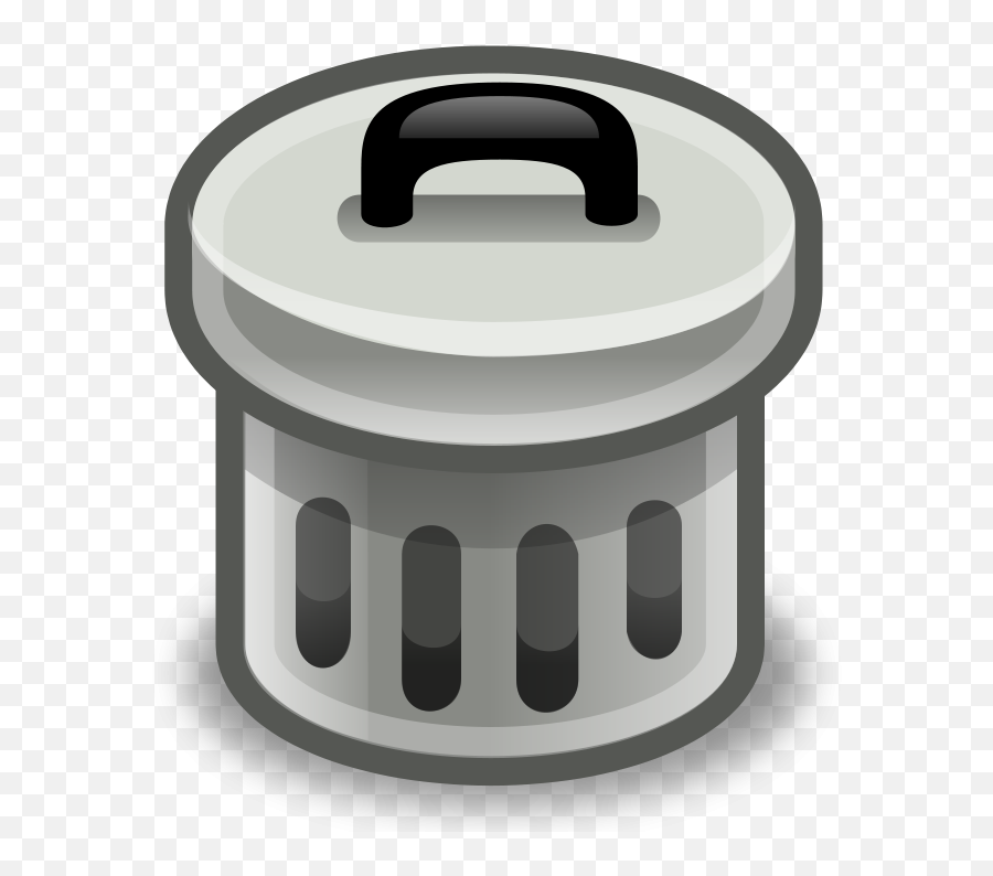 Trash Can Vector Image - Trash Icon Gif Png,Black Trash Can Icon