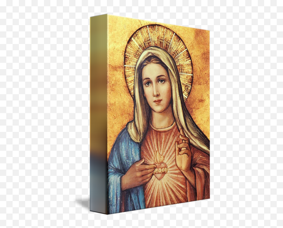 Immaculate Heart Of Mary Our Lady Picture Painting By - Immaculate Heart Of Mary Icon Png,Mary Mother Of God Icon