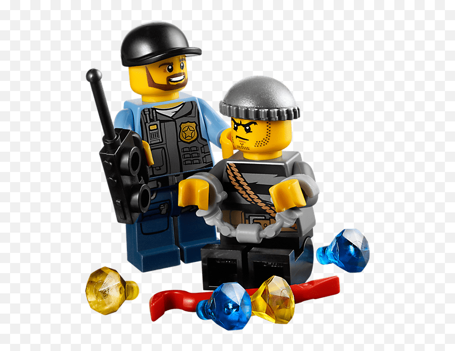 Lego Police Officer And Gangster Transparent Png - Stickpng Lego City Police Png,Lego Png