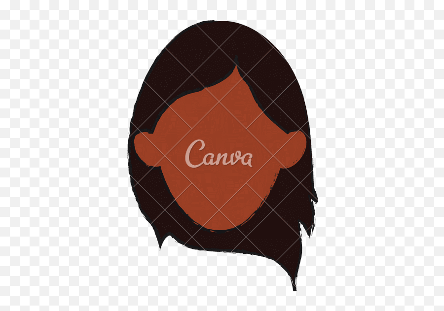 Faceless Avatar Woman Head Icon - Canva Png,Faceless Icon