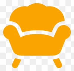 Orange Armchair Icon - Free orange furniture icons Furniture Icon png