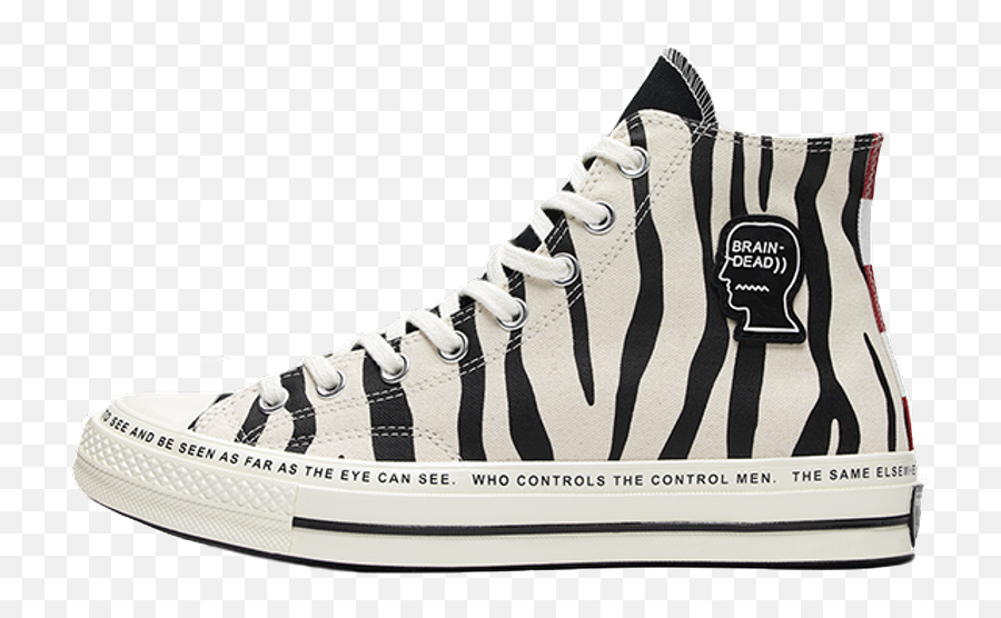 163166c Nike Hi Tops Men White Black Ietpshops Brain - Converse Cheetah Zebra Png,Nike Sb Icon T Shirt