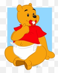 Baby Winnie The Pooh Png - Winnie The Pooh Kanga Diaper,Pooh Png