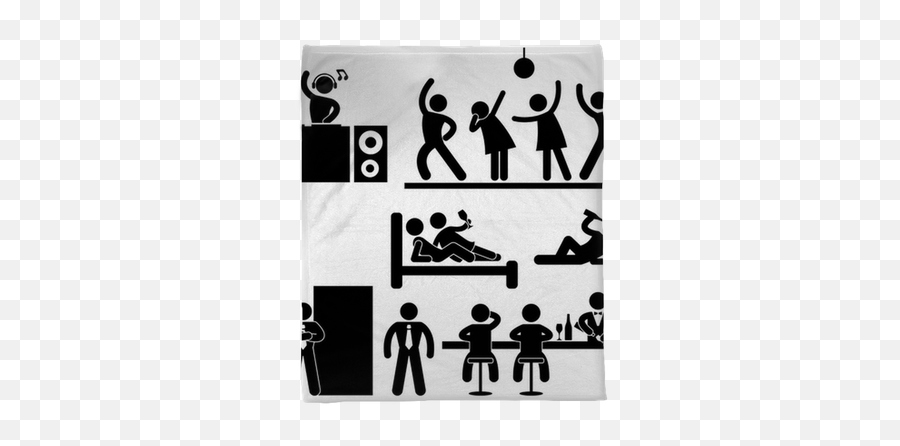 Plush Blanket Disco Pub Night Club Bar Party Icon Symbol - Pictogramme Party Png,Discoteca Icon Mantova