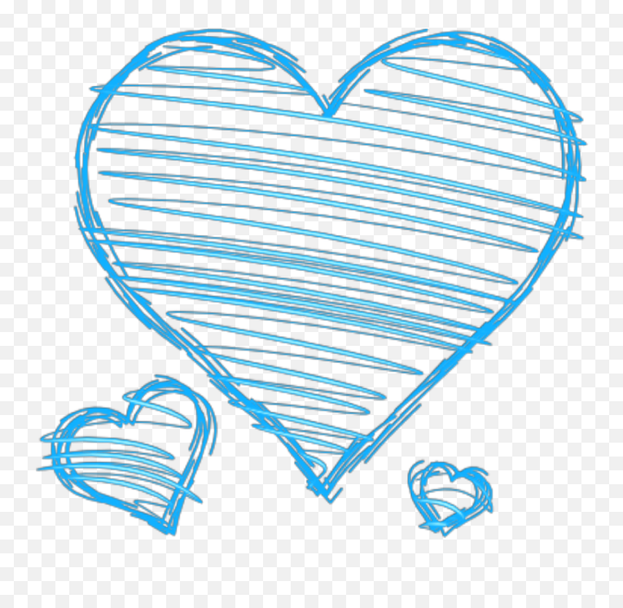 Doodle Heart Clip Art Freeuse - Hand Drawn Transparent Heart Icon Png,Heart Doodle Png
