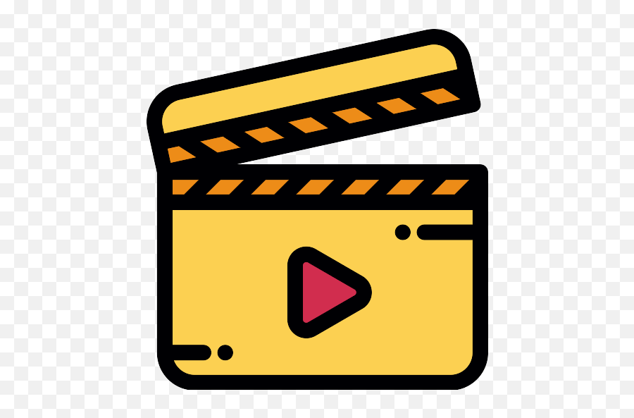 Video Player Clapperboard Png Icon - Png Repo Free Png Icons Clip Art,Clapper Board Png