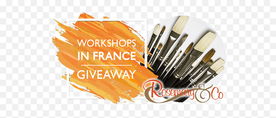 Workshops In Franceu0027s Rosemary Brush Facebook Giveaway - Blue Paint Splash Vector Png,Facebook Join Icon