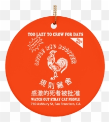 Christmas Tree Ornament - Circle Png,Sriracha Png