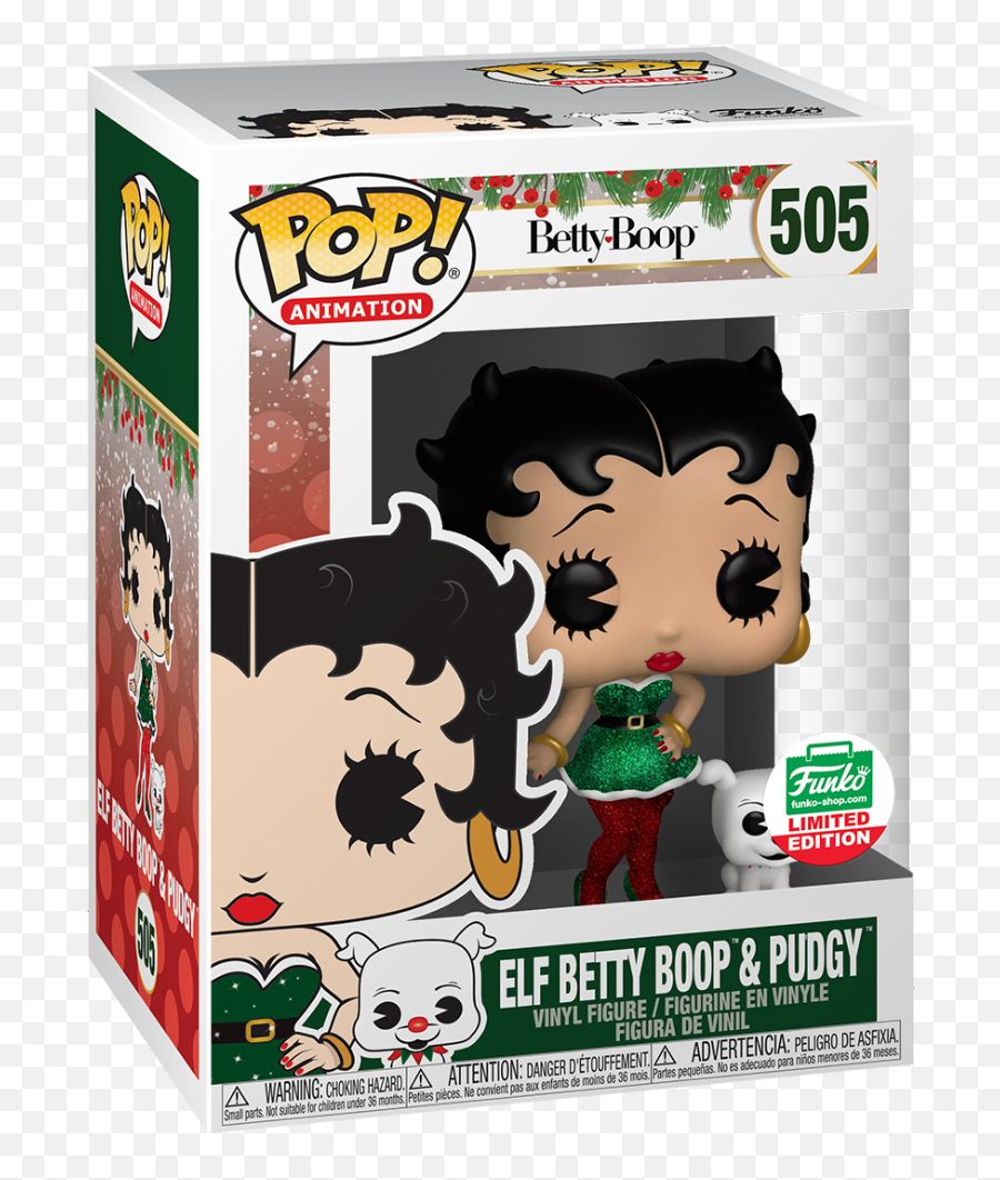 Pop Animation Elf Betty Boop U0026 Pudgy - Funko Pop Betty Boop Png,Betty Boop Png