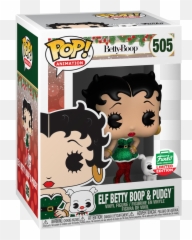 Pop Animation Elf Betty Boop U0026 Pudgy - Funko Pop Betty Boop Png,Betty Boop Png