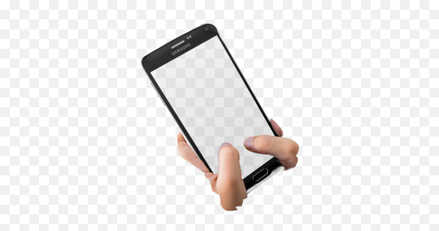 Girl Hand Holding Samsung Phone Png - Smartphone,Samsung Phone Png