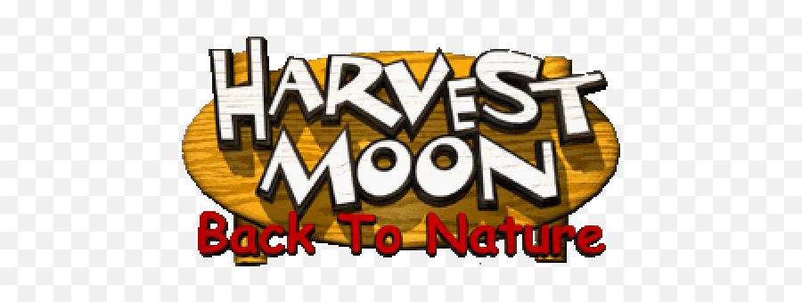 Harvest Moon Back To Nature Png 2 - Harvest Moon,Harvest Png