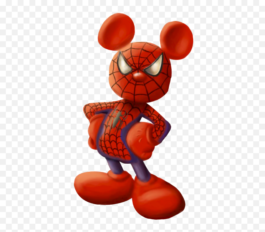 Download Hd Iron Spiderman Clipart Mickey - Mickey Spiderman Mickey Spider Man Png,Spiderman Clipart Png