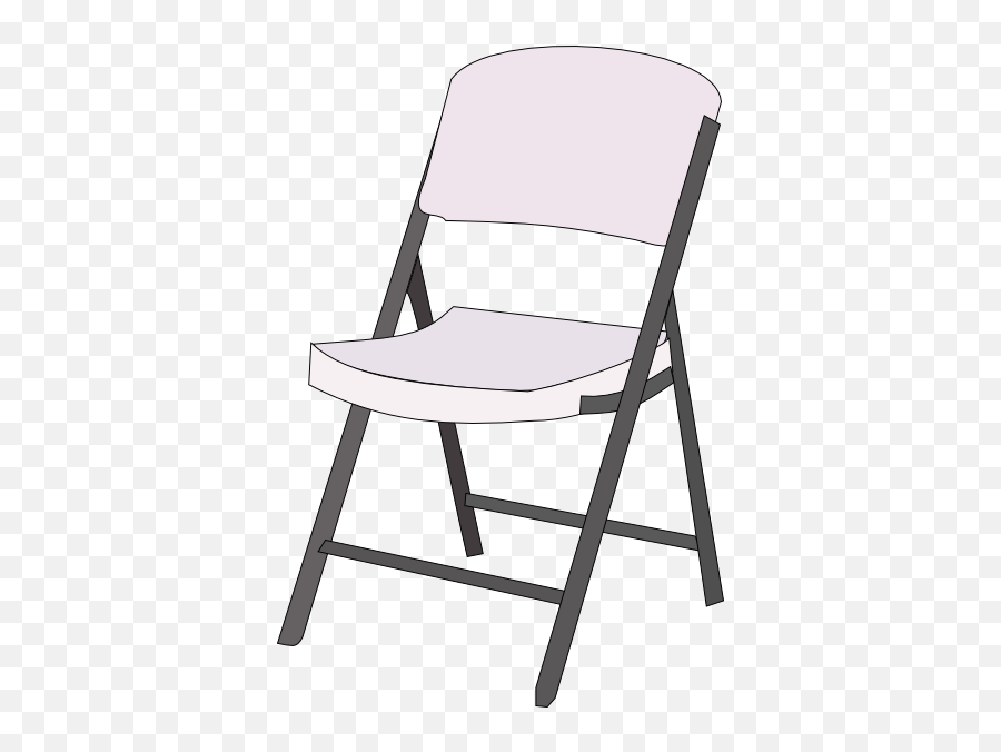 Clipart Black And White Png 6 Image - White Folding Chairs,Chair Clipart Png