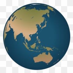 Globe Clipart - Clipart Globe Asia Png,Earth Clipart Transparent Background