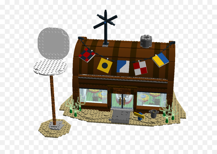 Krabby Patty Png - Lego Krusty Krab Moc,Krabby Patty Png