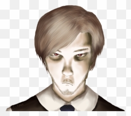 Download Hd Pewdiepie Face Png - Sketch,Pewdiepie Png