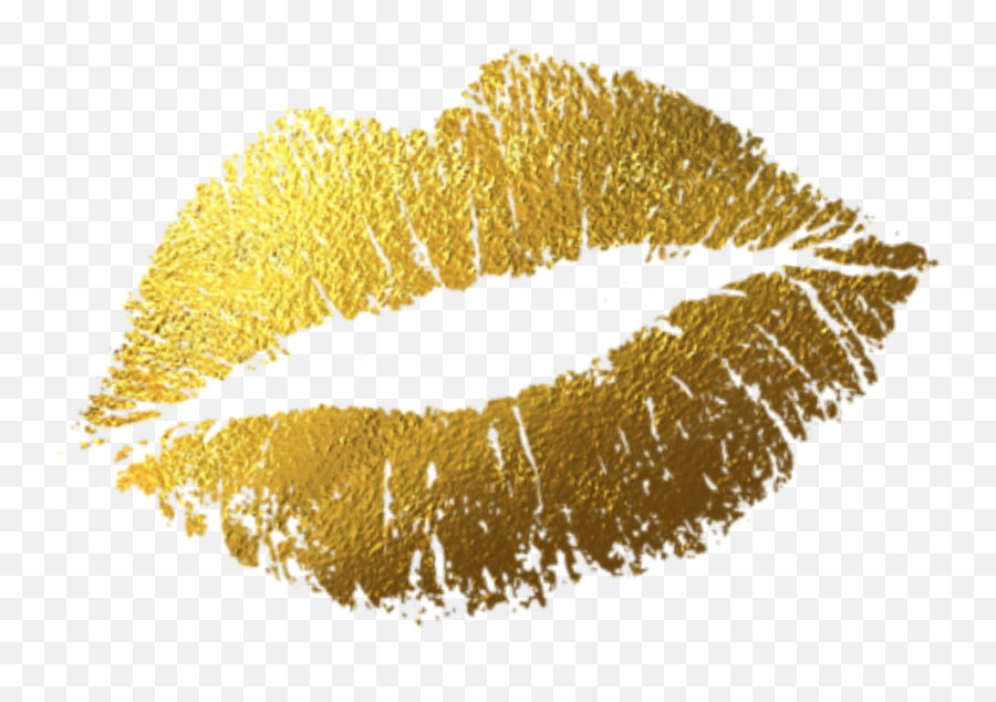 Lips - Kiss Gold Lips Png,Lips Transparent