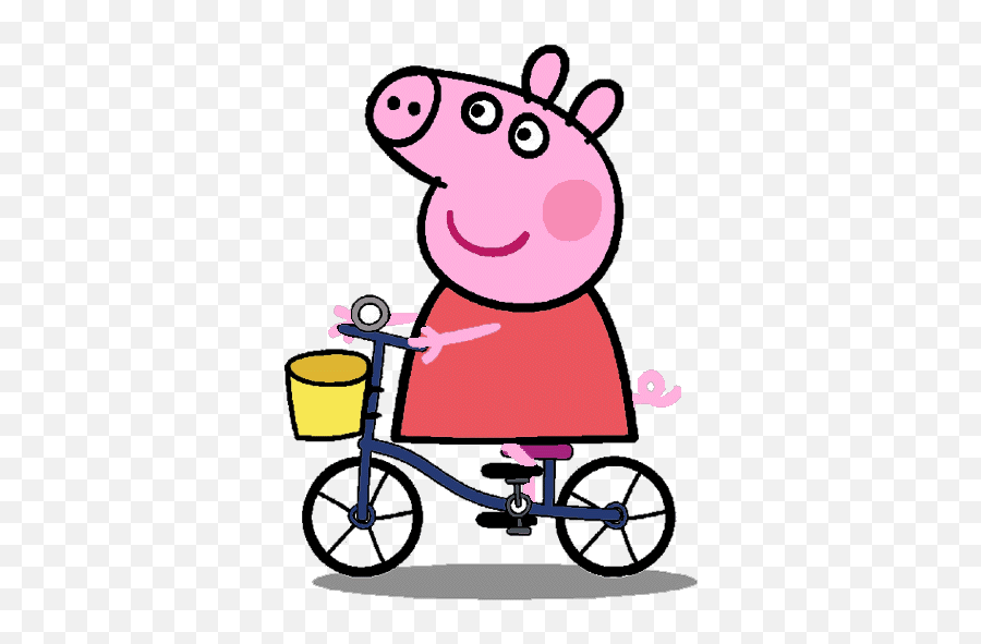Peppa Mummy Pig Transparent U0026 Png Clipart Free Download - Ywd Peppa Pig Bike Coloring Pages,Pig Clipart Png