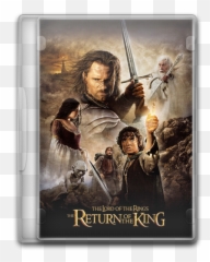 Lotr 3 The Return Of King Icon Lord Rings - Lord Of The Rings The Return Png,King Png