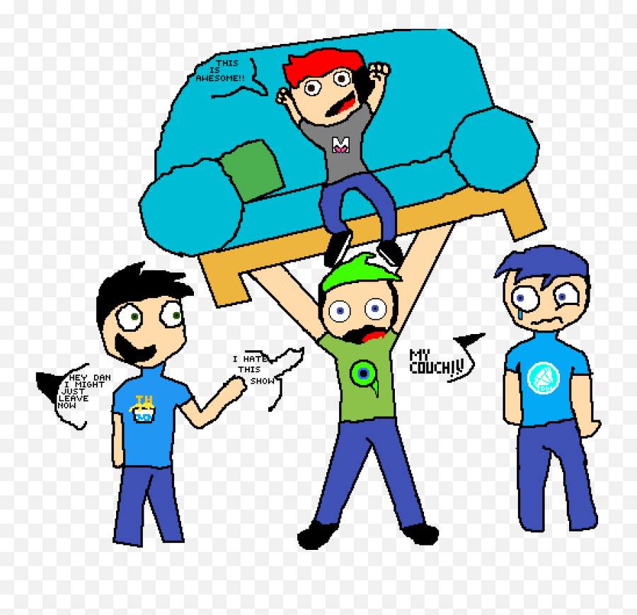 Download Dantdm And Thinknoodles Hd Png - Uokplrs Thinknoodles Gif,Dantdm Png