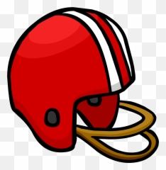 Red Football Clipart - Helmet png