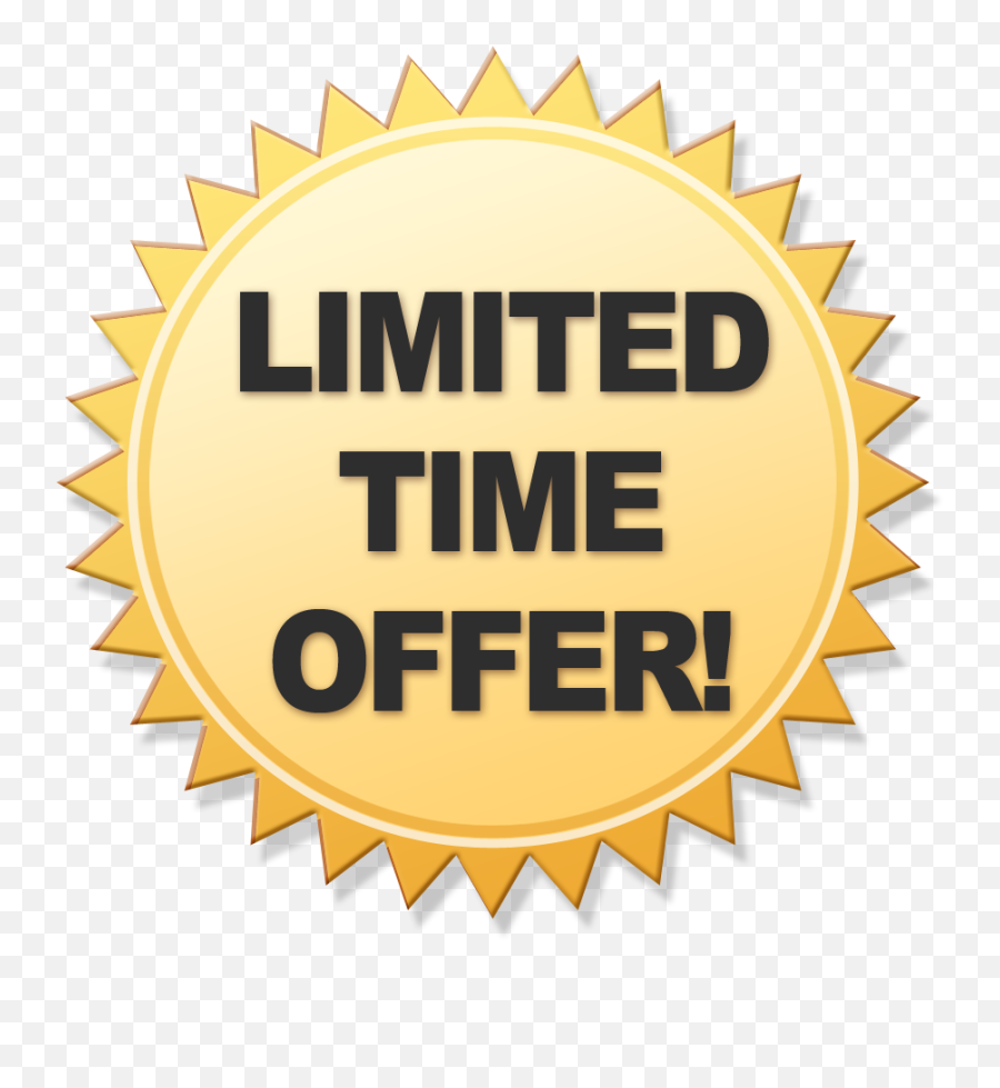 Limited Offer Transparent - Limited Time Offer Tag Png,Limited Time Offer Png